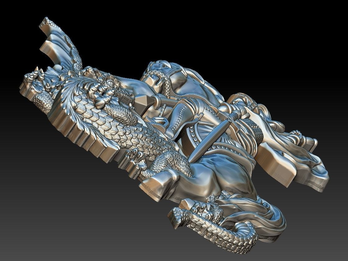 Saint George - Sao Jorge 3D print model_13