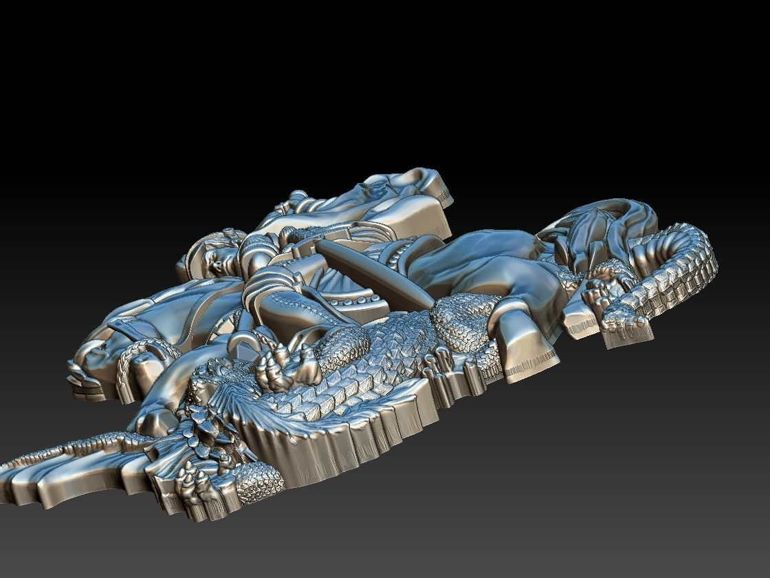 Saint George - Sao Jorge 3D print model_17