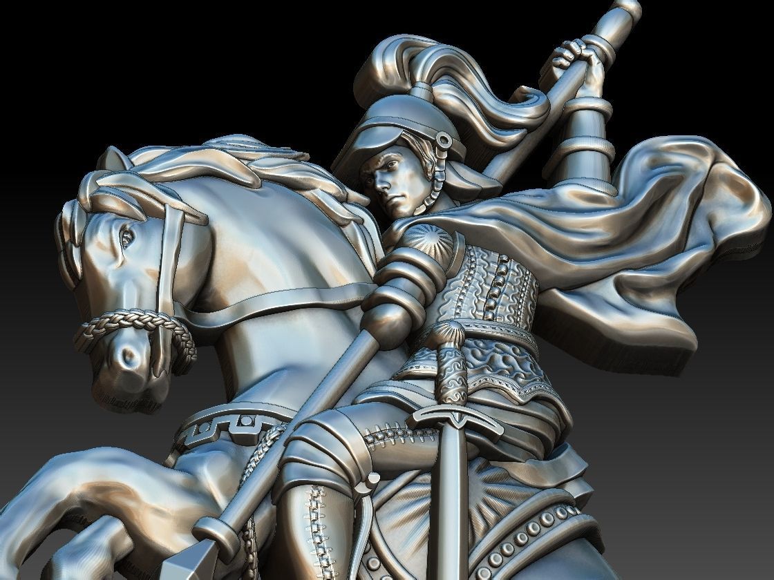 Saint George - Sao Jorge 3D print model_5