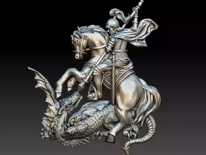 Saint George - Sao Jorge 3D print model