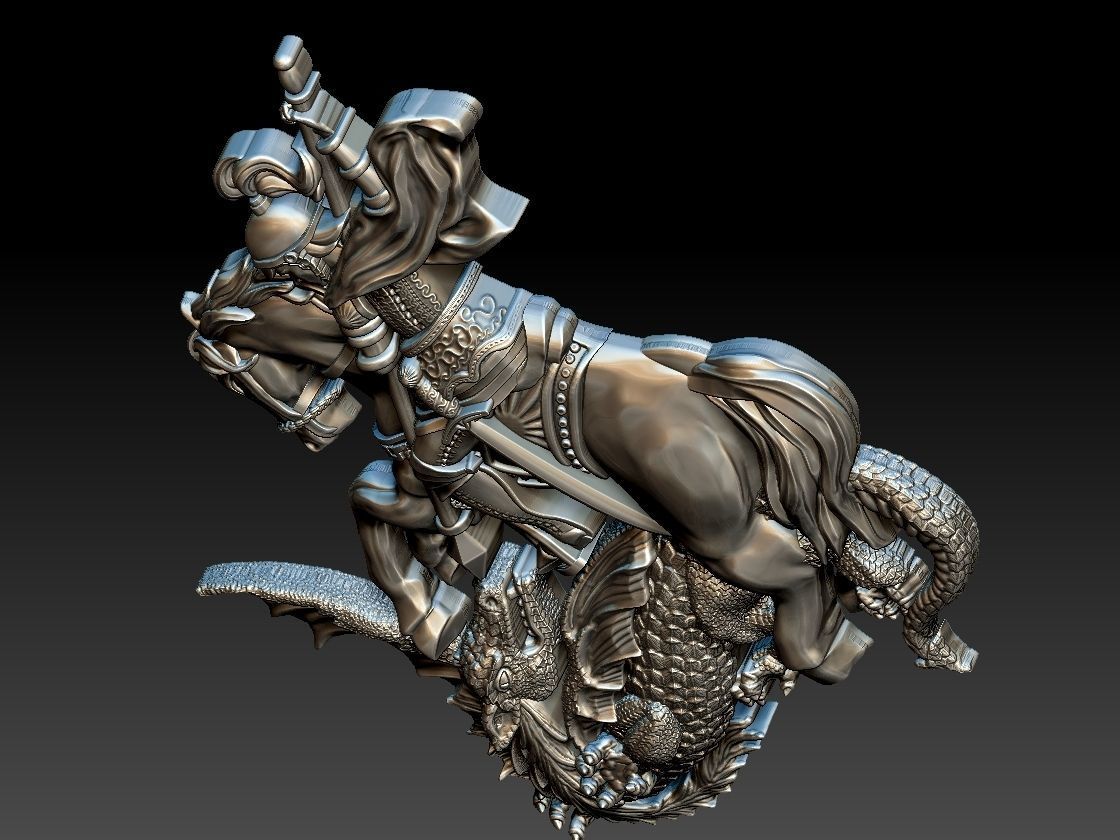 Saint George - Sao Jorge 3D print model_20