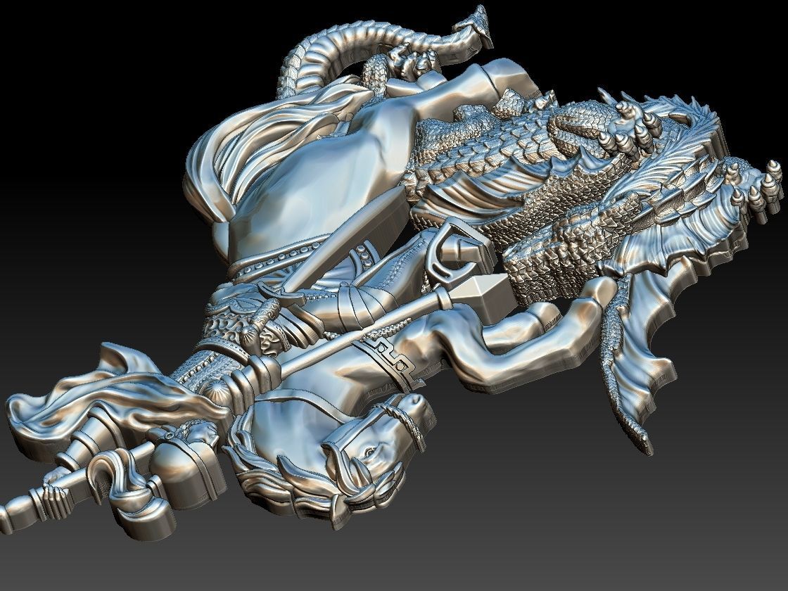 Saint George - Sao Jorge 3D print model_16