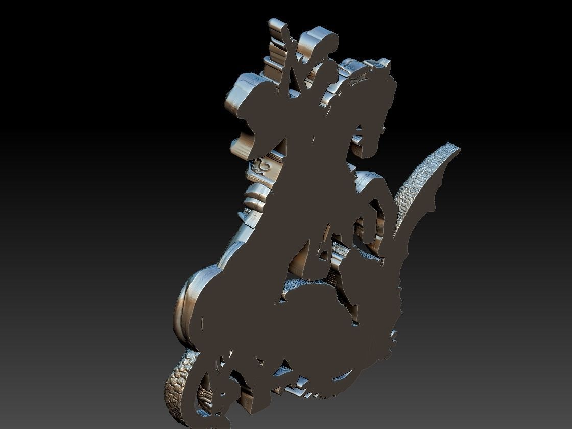 Saint George - Sao Jorge 3D print model_6