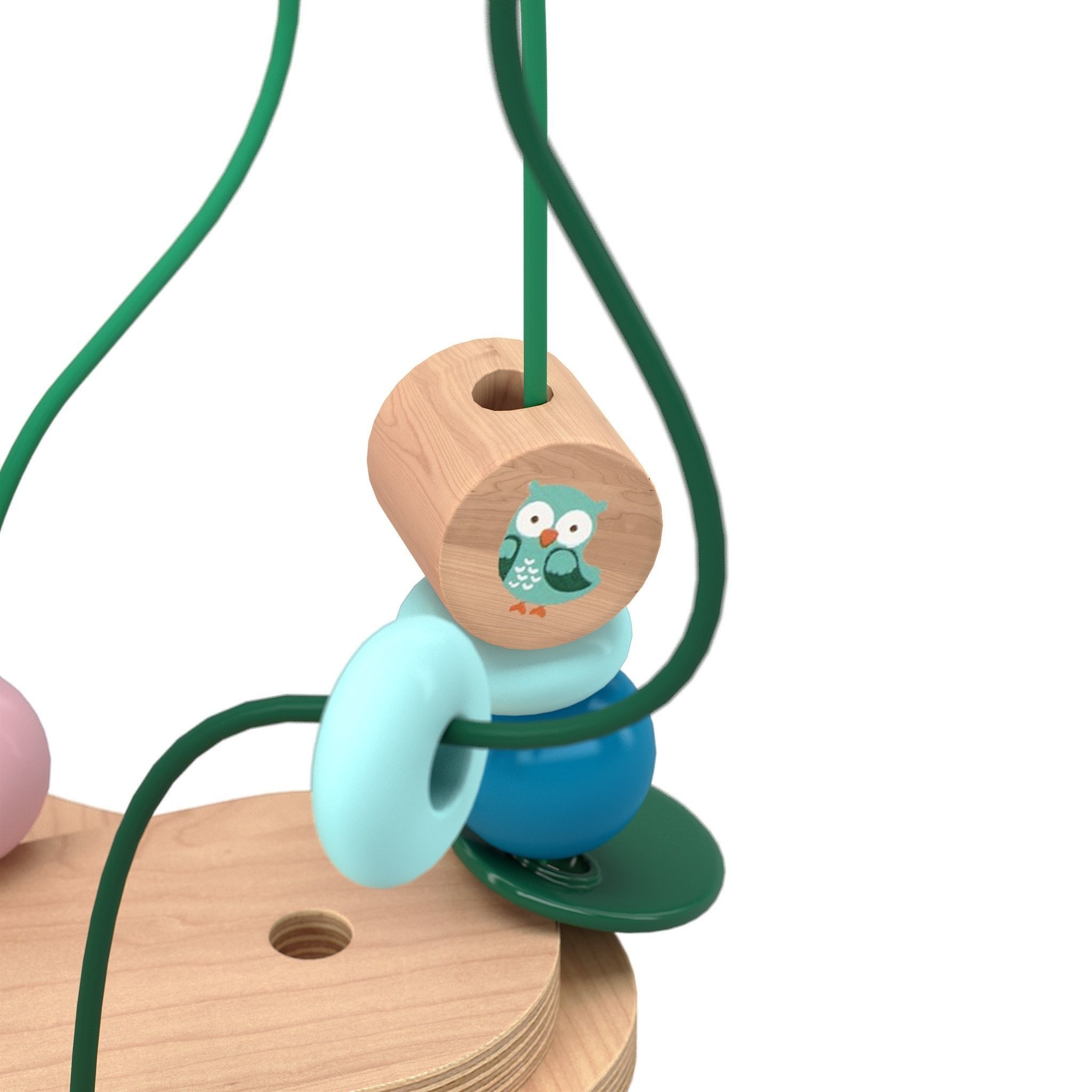 Toy Bead maze IKEA UPPSTA 3D model_8