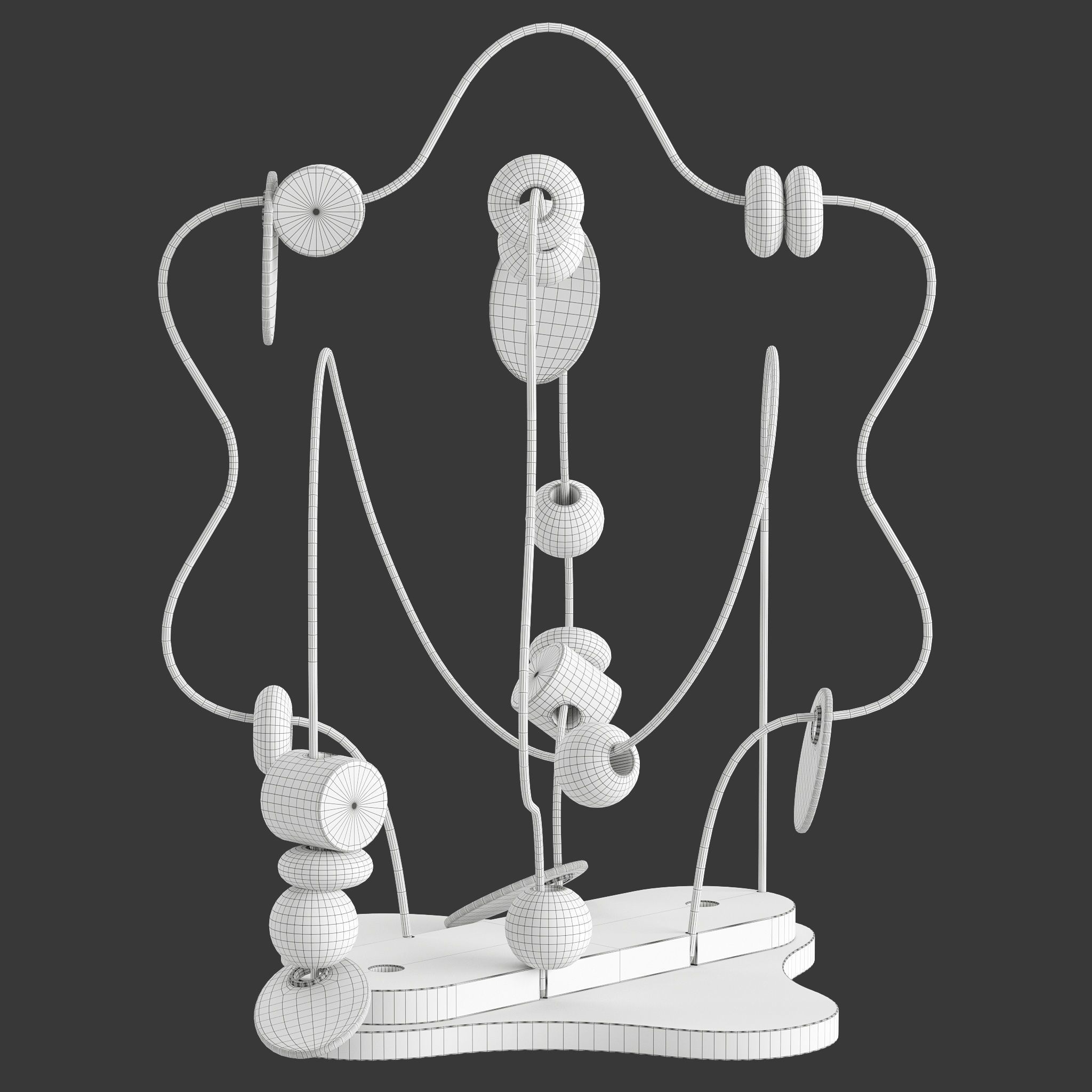 Toy Bead maze IKEA UPPSTA 3D model_1