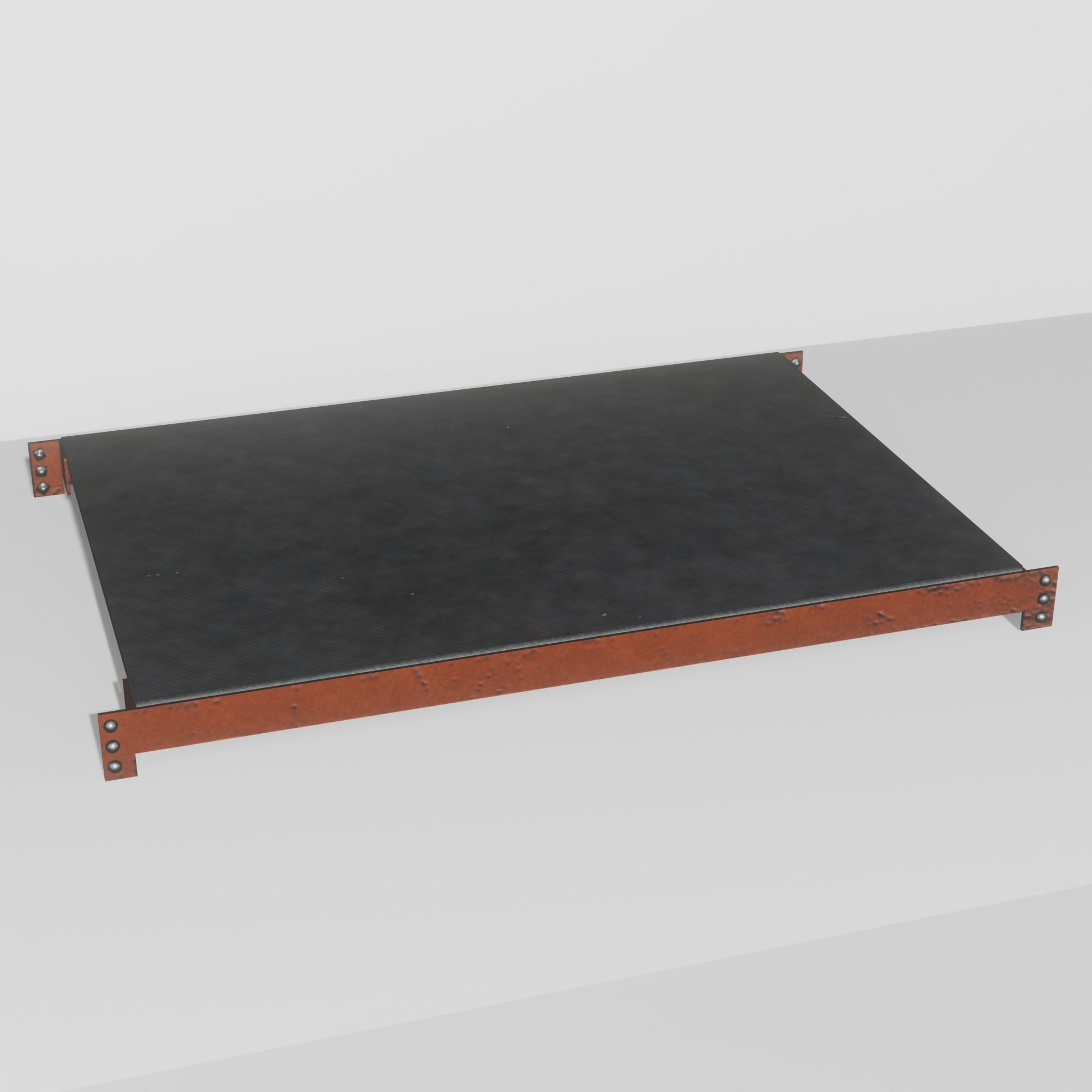 Shelves - Warehouse Low-poly 3D model_10