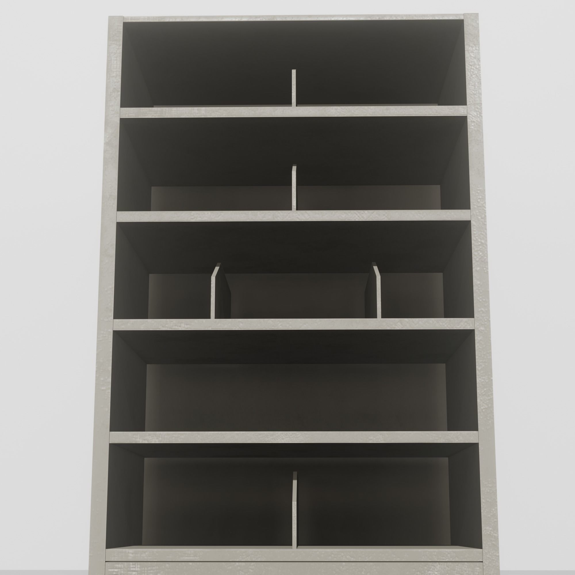 Shelves - Warehouse Low-poly 3D model_4