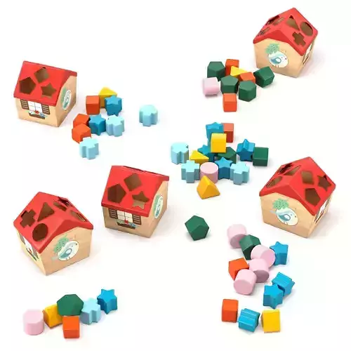 Toy shape sorter IKEA UPPSTA