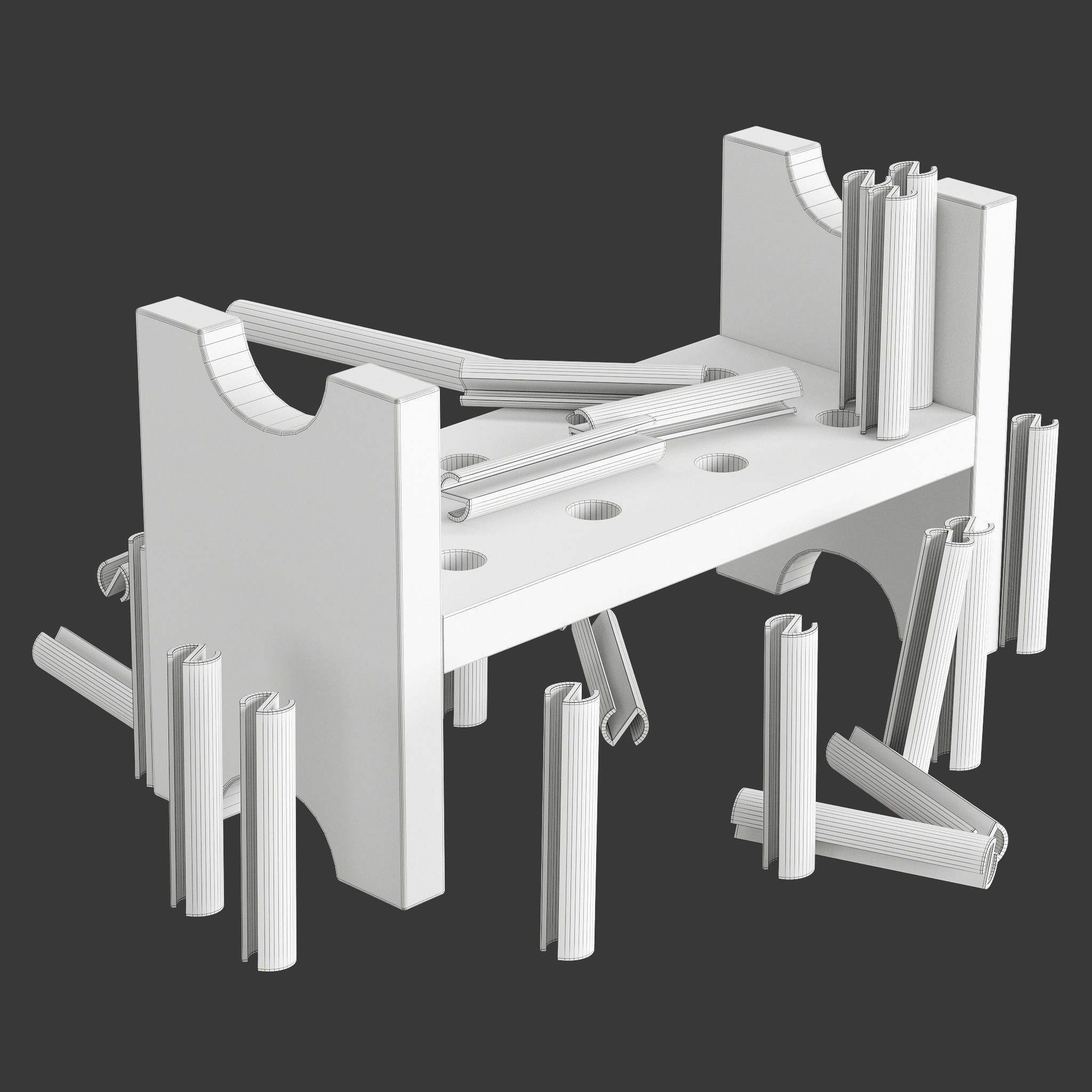 Toy hammering block IKEA UPPSTA 3D model_7