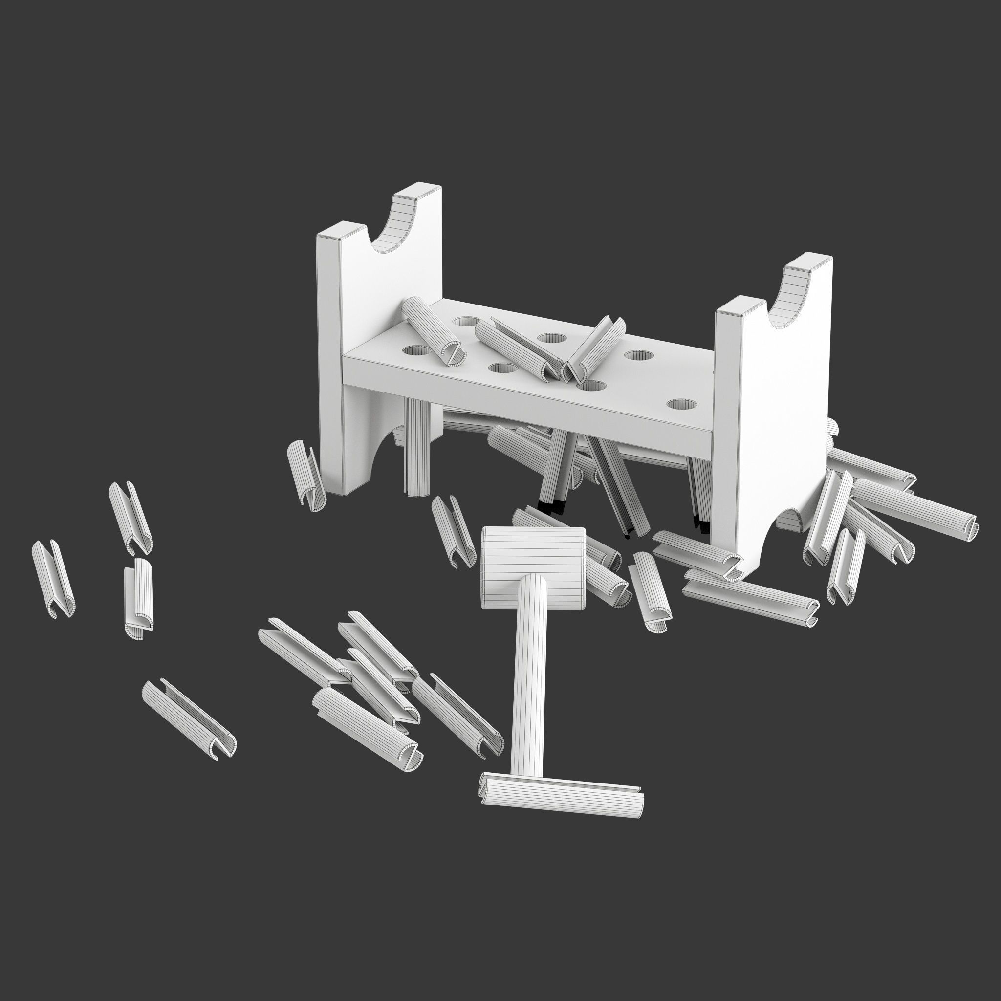Toy hammering block IKEA UPPSTA 3D model_11