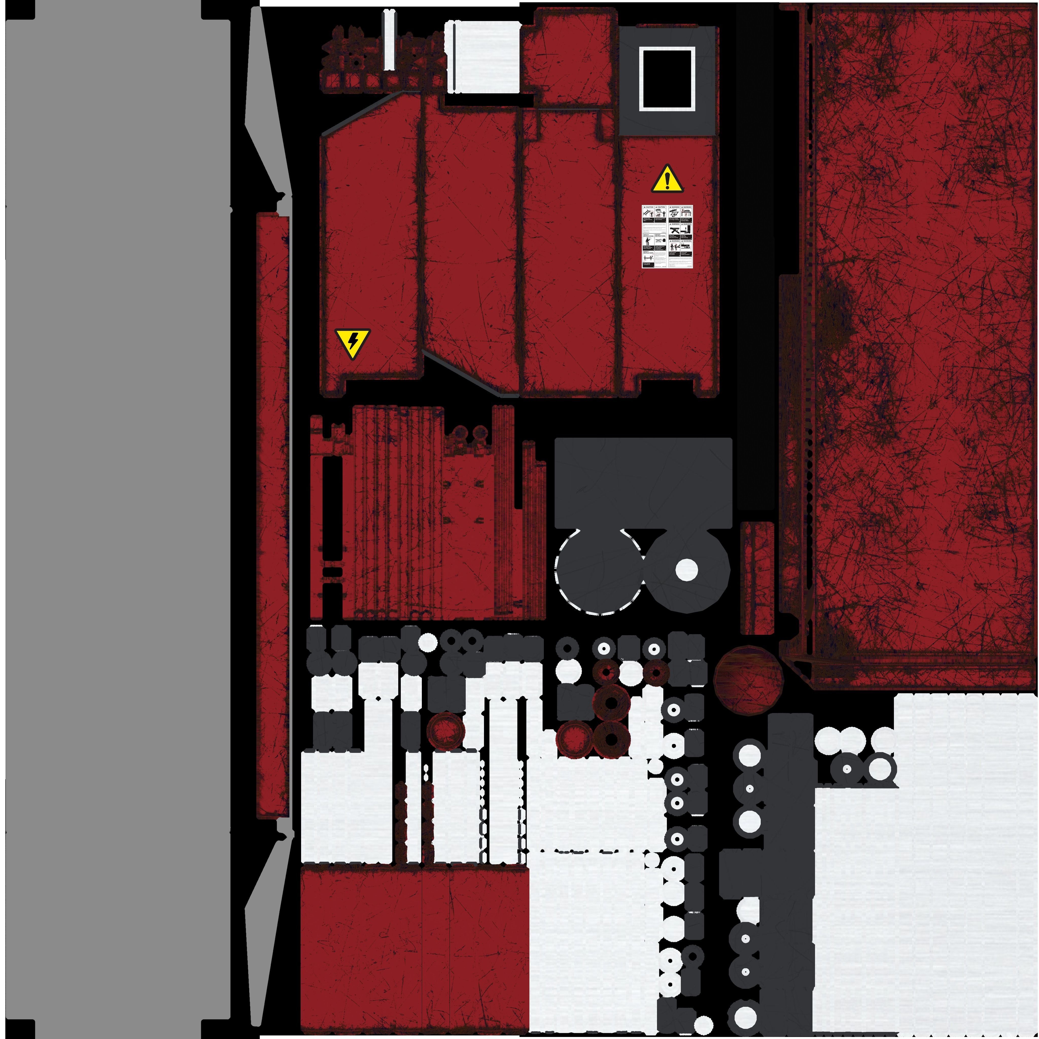 Vehicle Lifter Low-poly 3D model_15