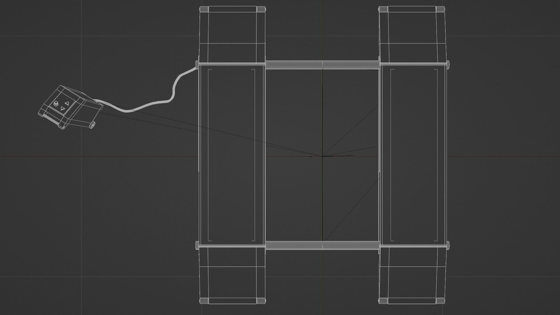 Vehicle Lifter Low-poly 3D model_6
