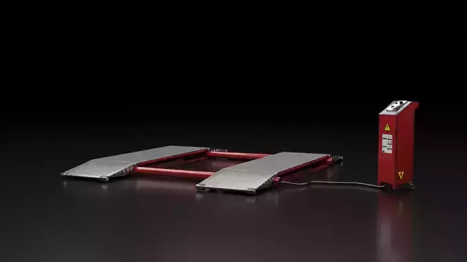 Vehicle Lifter Low-poly 3D model