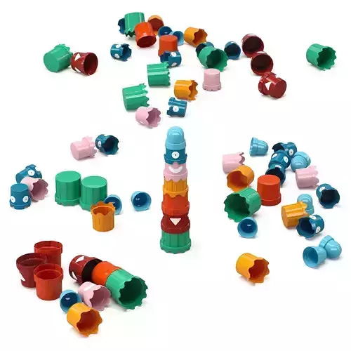 Toy building beakers IKEA UPPSTA
