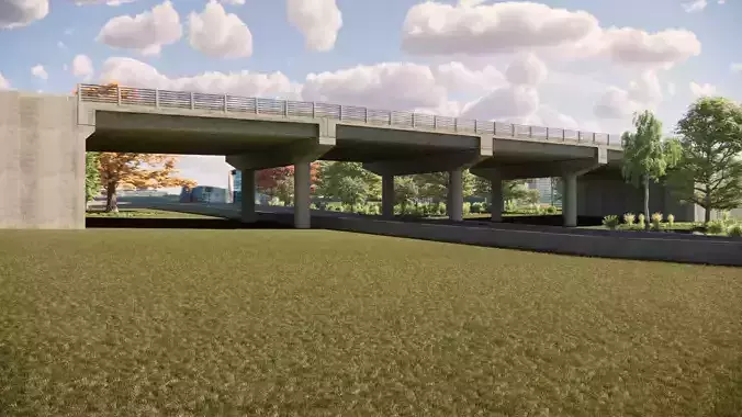 Viaduto em Concreto Armado