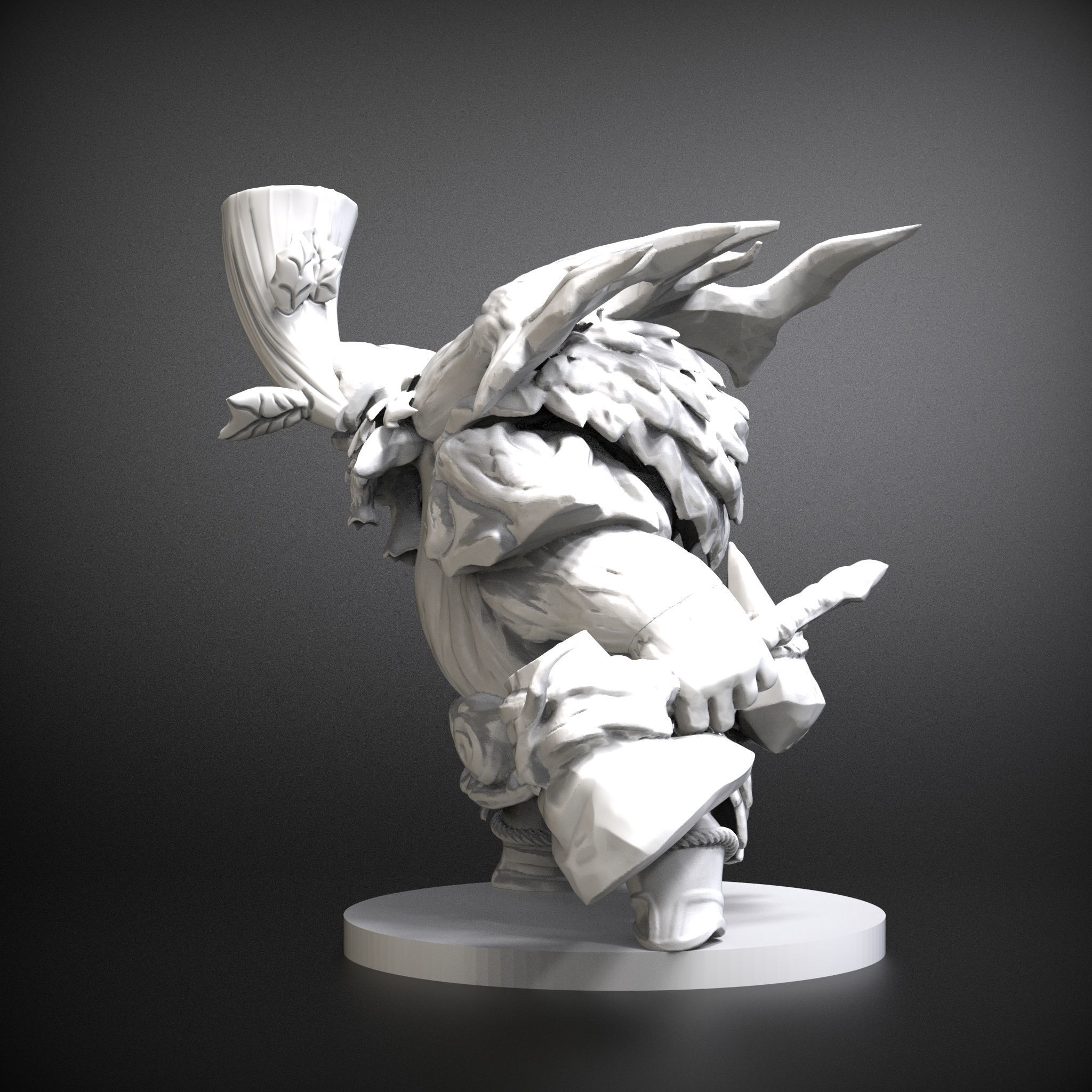 STL Elderwood Ornn 3D model to print League of legends  3D print model_4