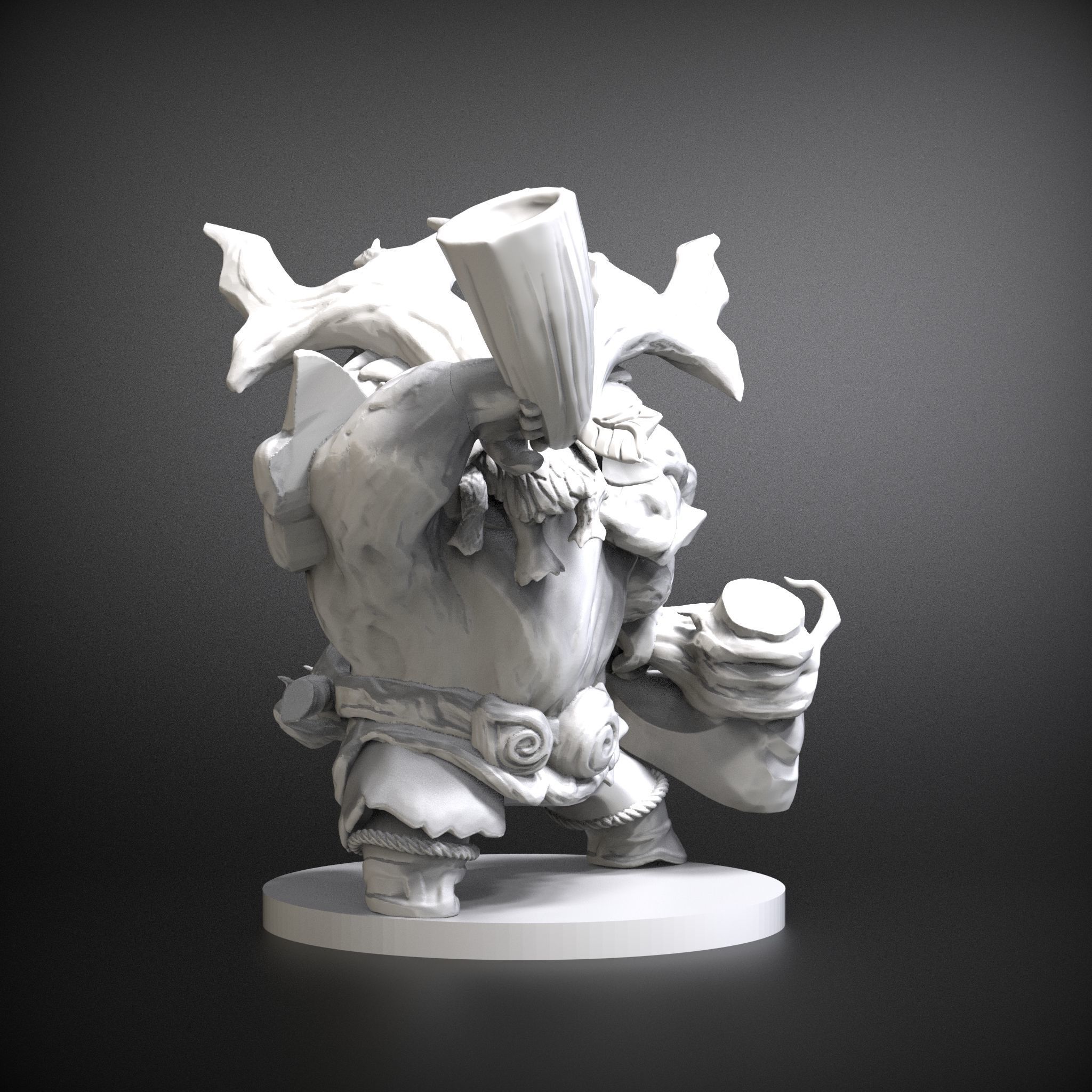 STL Elderwood Ornn 3D model to print League of legends  3D print model_1