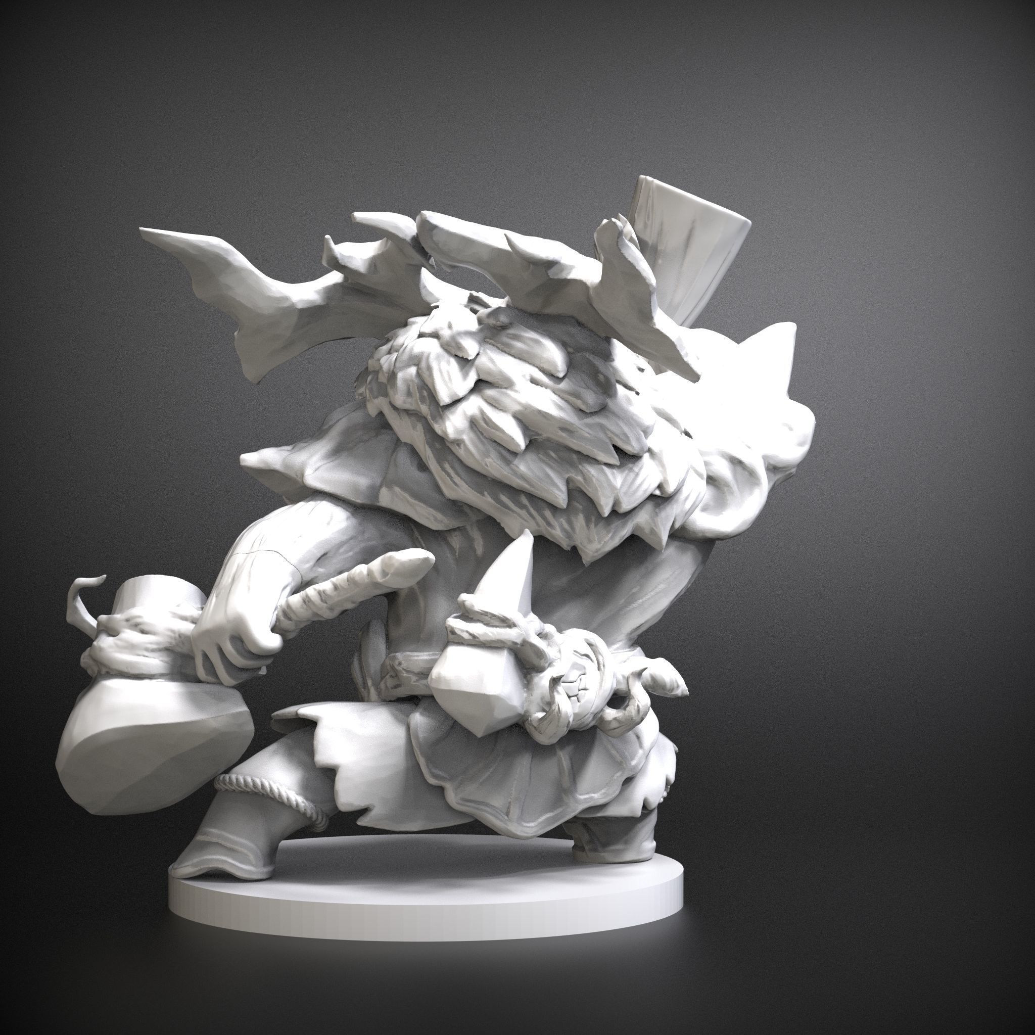 STL Elderwood Ornn 3D model to print League of legends  3D print model_6