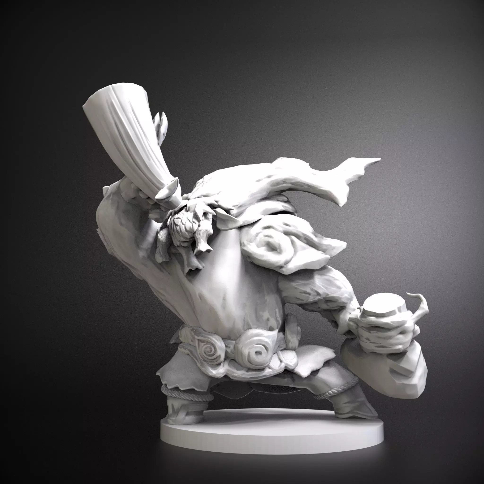 STL Elderwood Ornn 3D model to print League of legends  3D print model_0