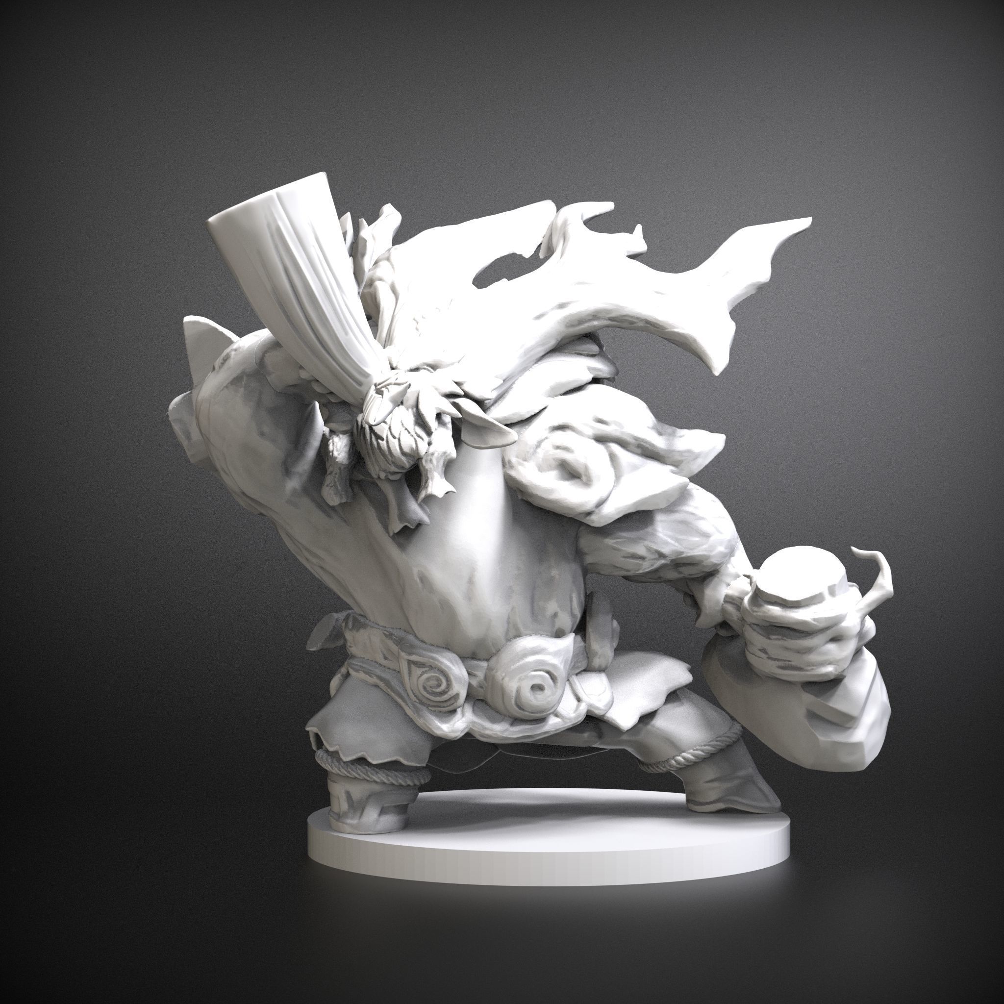 STL Elderwood Ornn 3D model to print League of legends  3D print model_2