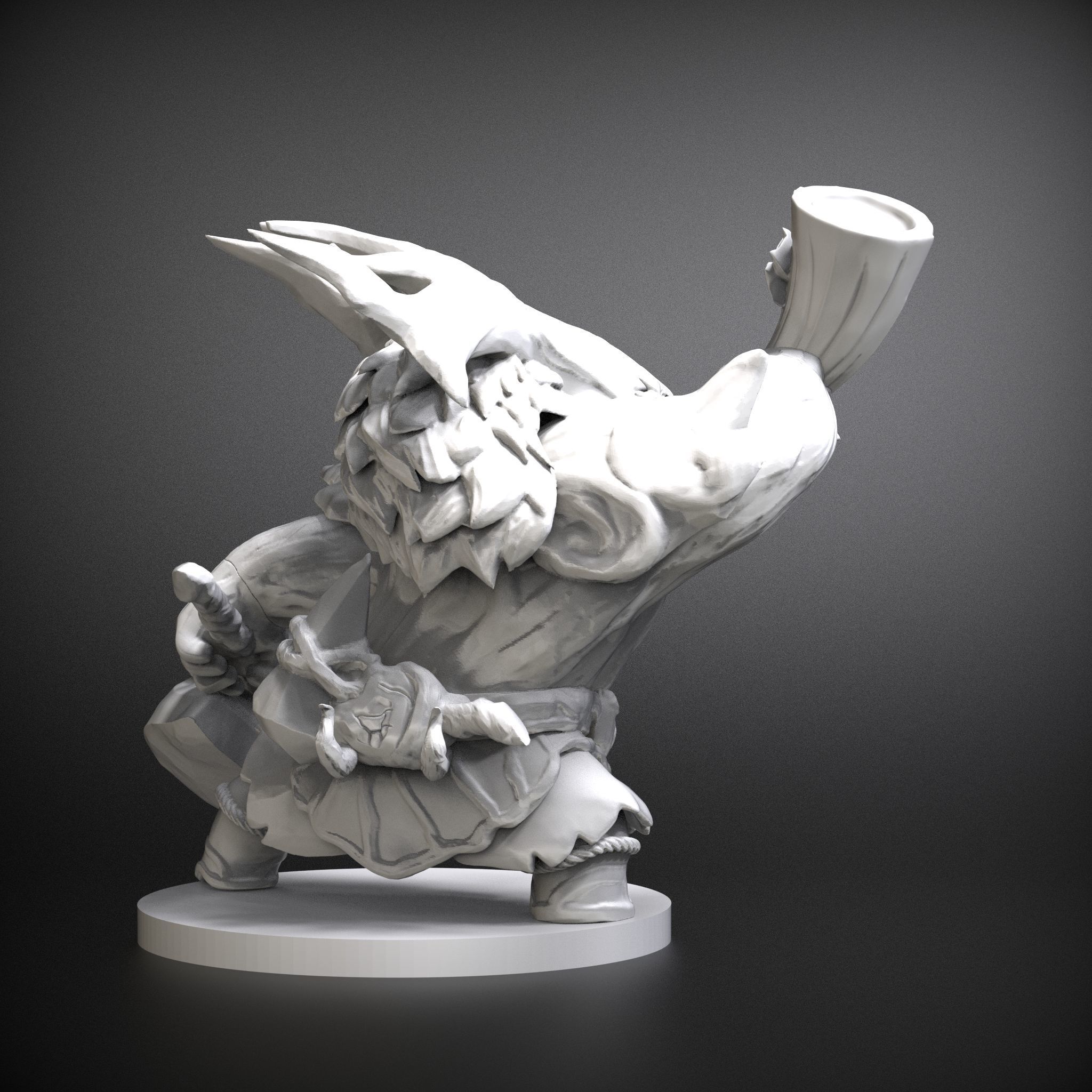 STL Elderwood Ornn 3D model to print League of legends  3D print model_7