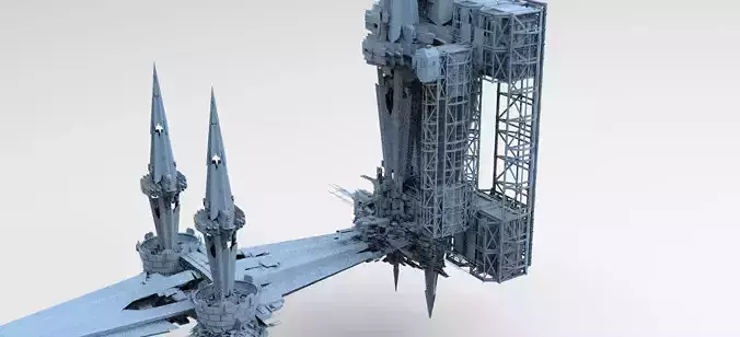 Sci fi Core crystal Shard Bridge Building Shards 2