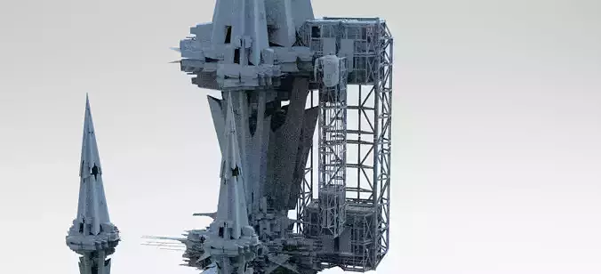 Sci fi Core crystal Shard Bridge Building Shards 3 