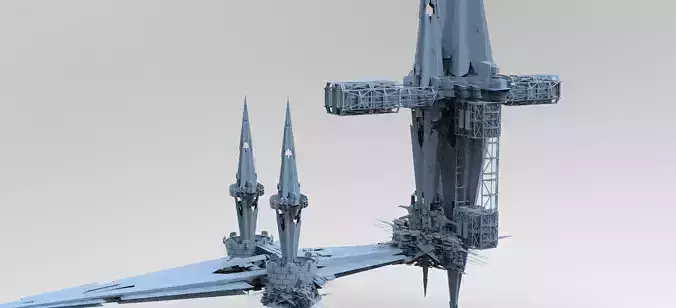 Sci fi Core crystal Shard Bridge Building Shards 4 