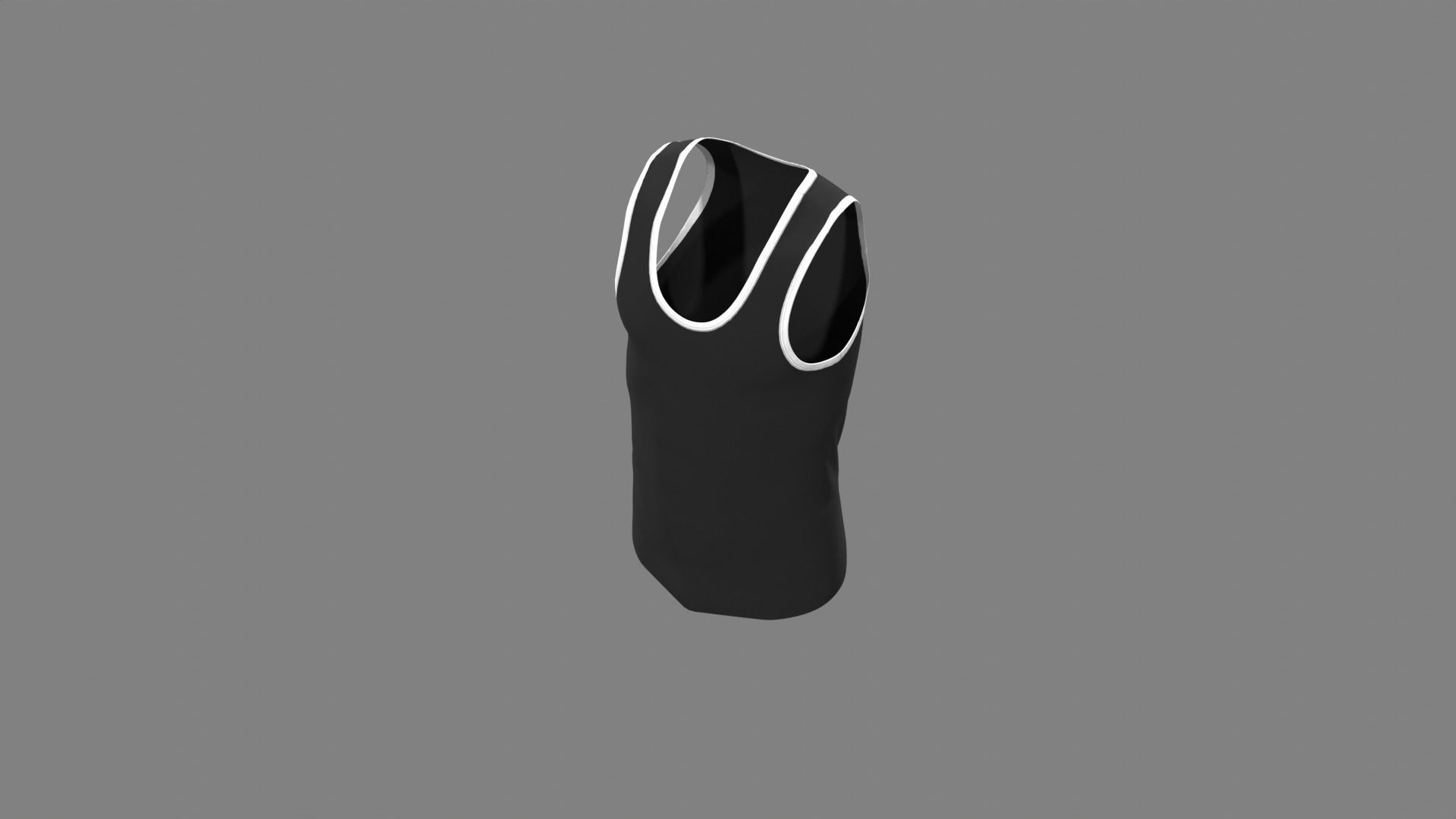 Sports Tank - Sportswear 3D model_11