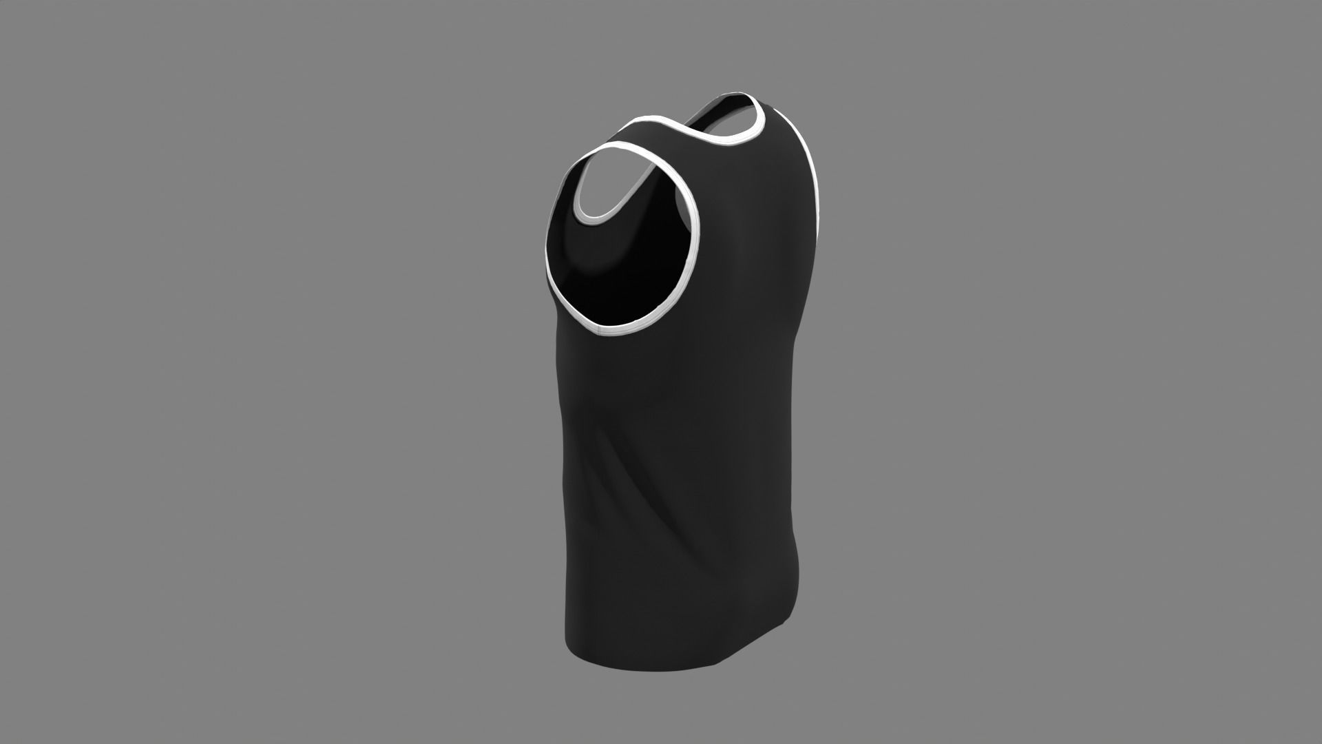 Sports Tank - Sportswear 3D model_4