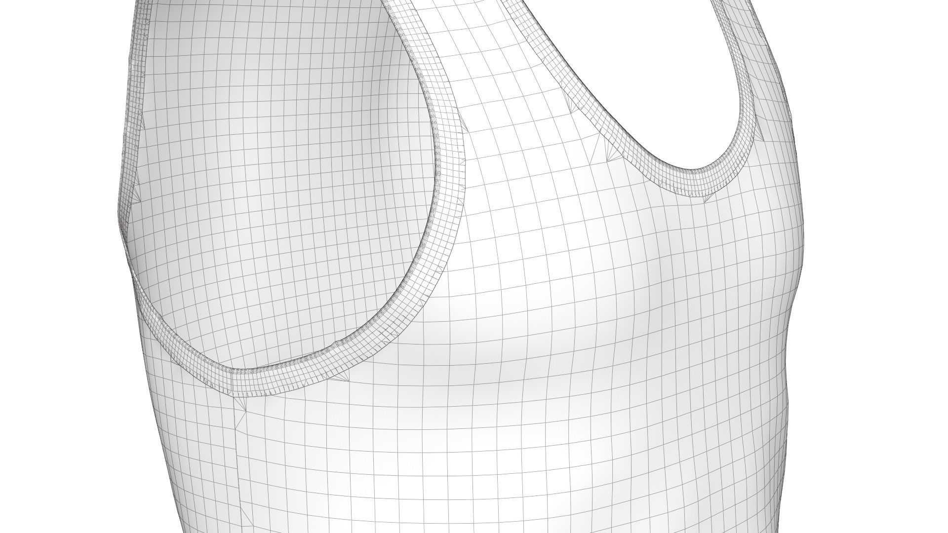 Sports Tank - Sportswear 3D model_26
