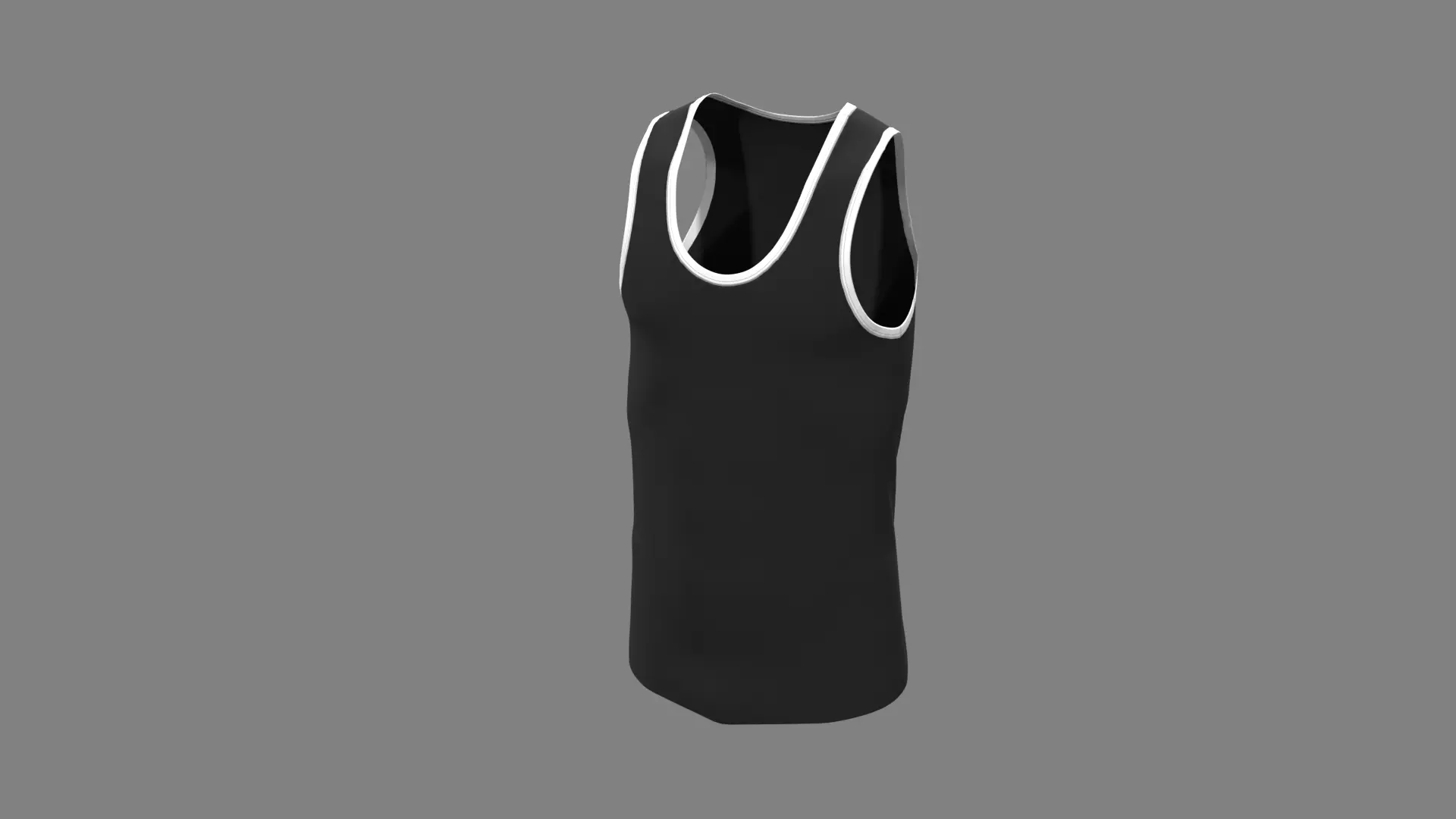 Sports Tank - Sportswear 3D model_0