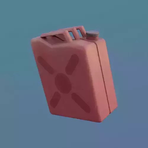 Gasoline and Wheel 3D Asset - Props