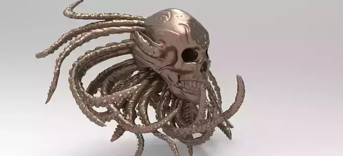 Cthulhu Fantasy Scull 1