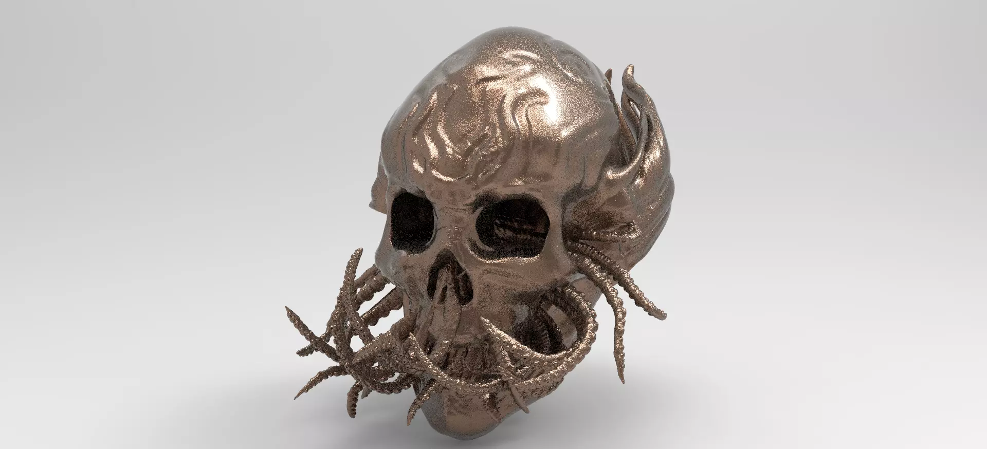 Cthulhu Fantasy Scull 2 3D model