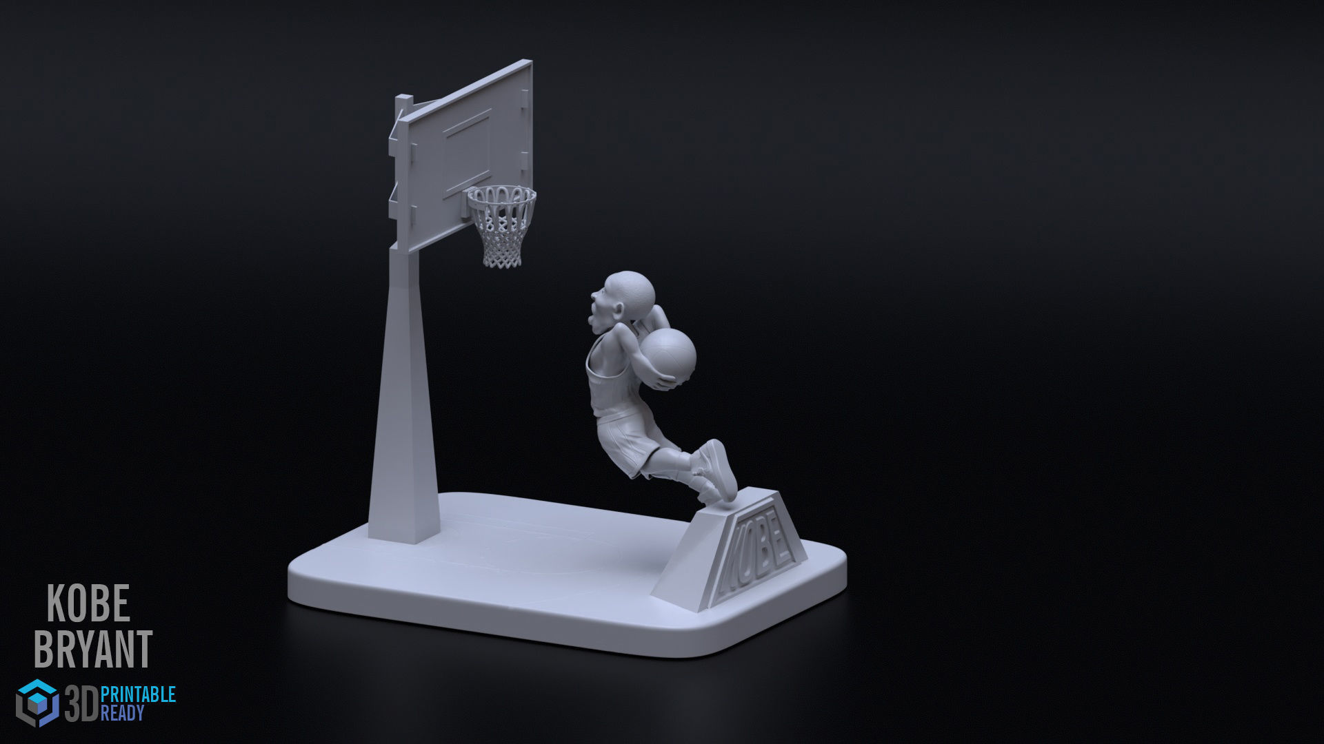 Kobe Bryant Printable Model 3D print model_8