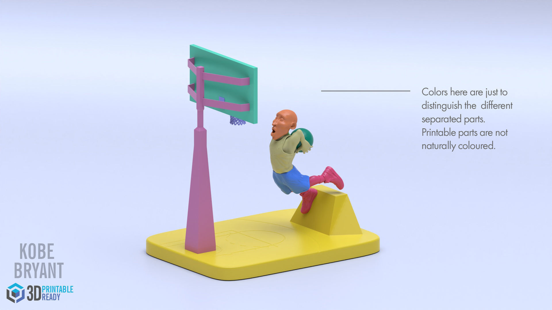 Kobe Bryant Printable Model 3D print model_18