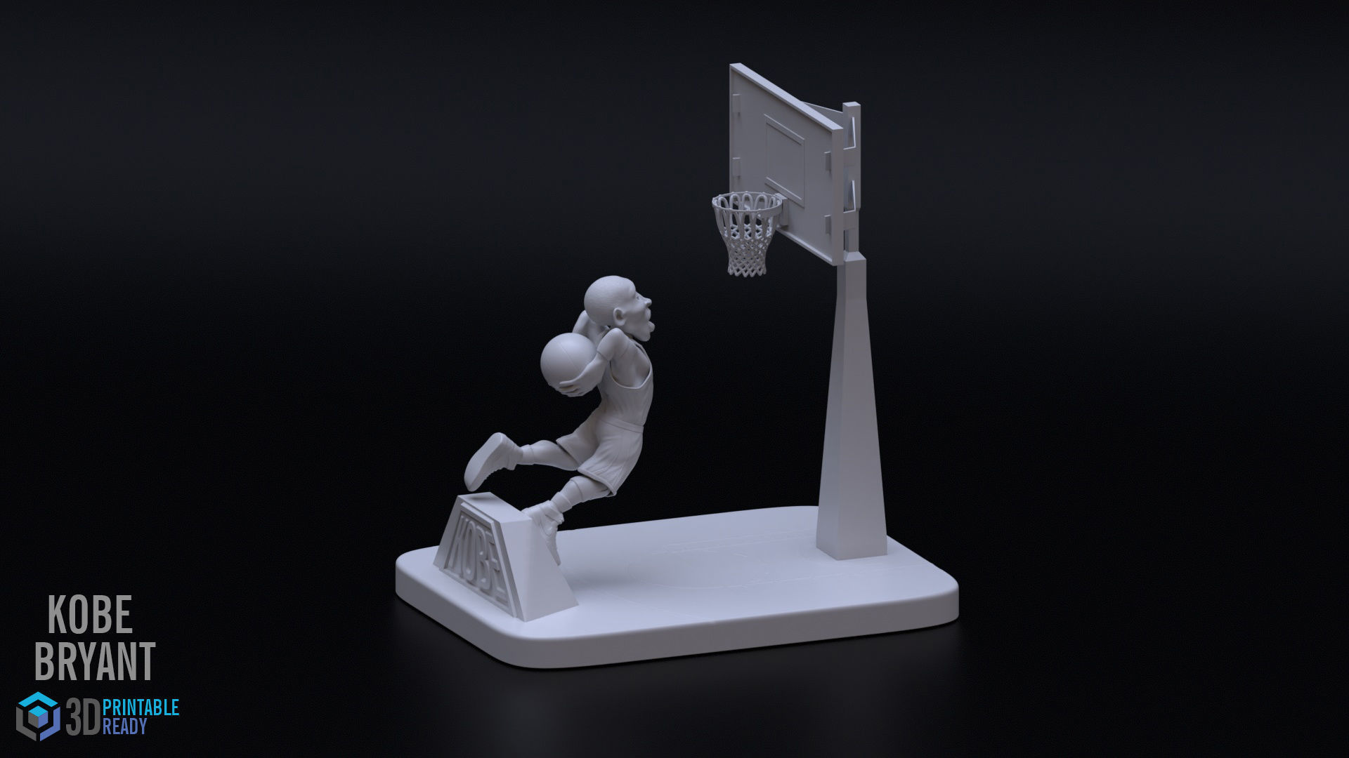 Kobe Bryant Printable Model 3D print model_16