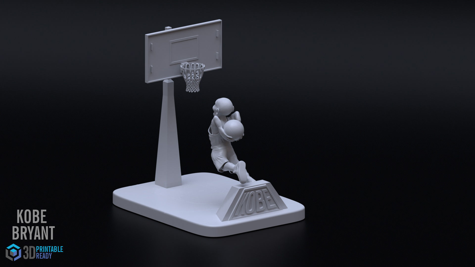 Kobe Bryant Printable Model 3D print model_7