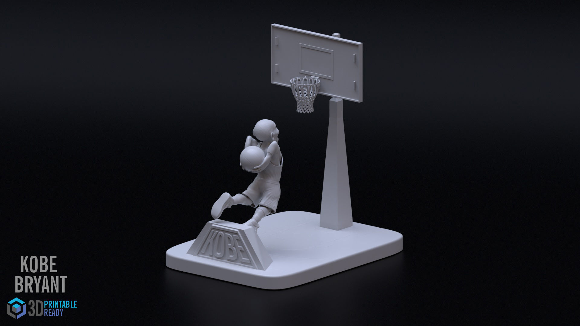Kobe Bryant Printable Model 3D print model_17