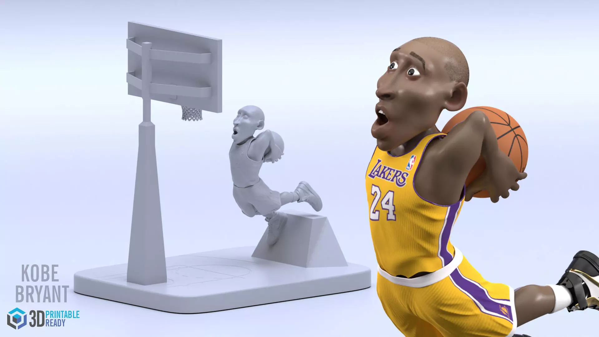 Kobe Bryant Printable Model 3D print model_0