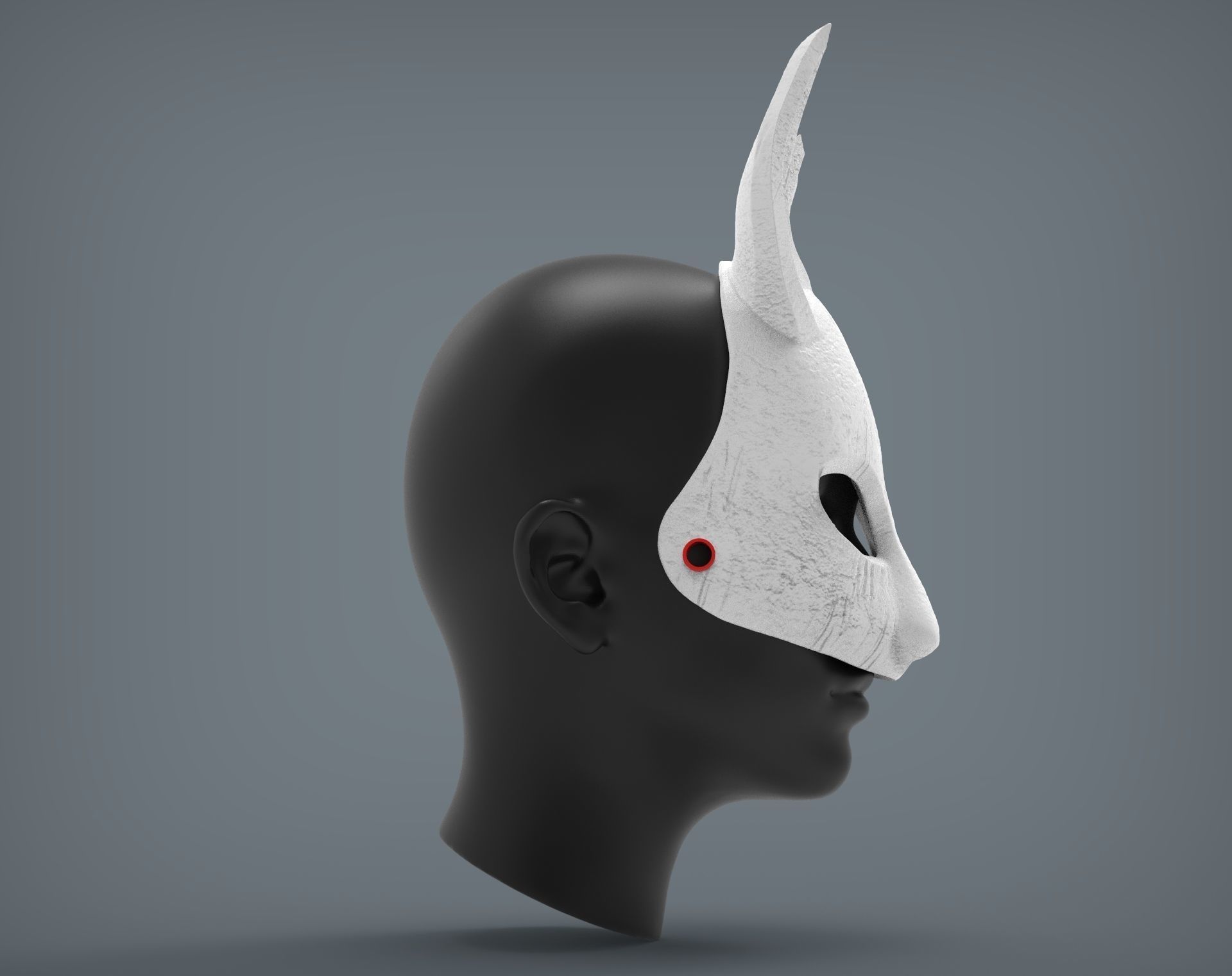 Mask The Huntress DBD 3D print model_12