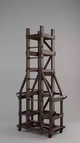 Push Pull Ladder 3D model