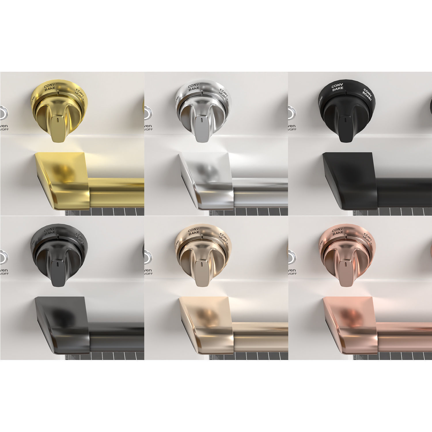 GE Cafe 48 Smart Commercial-Style Range with 6 Burners 3D model_4