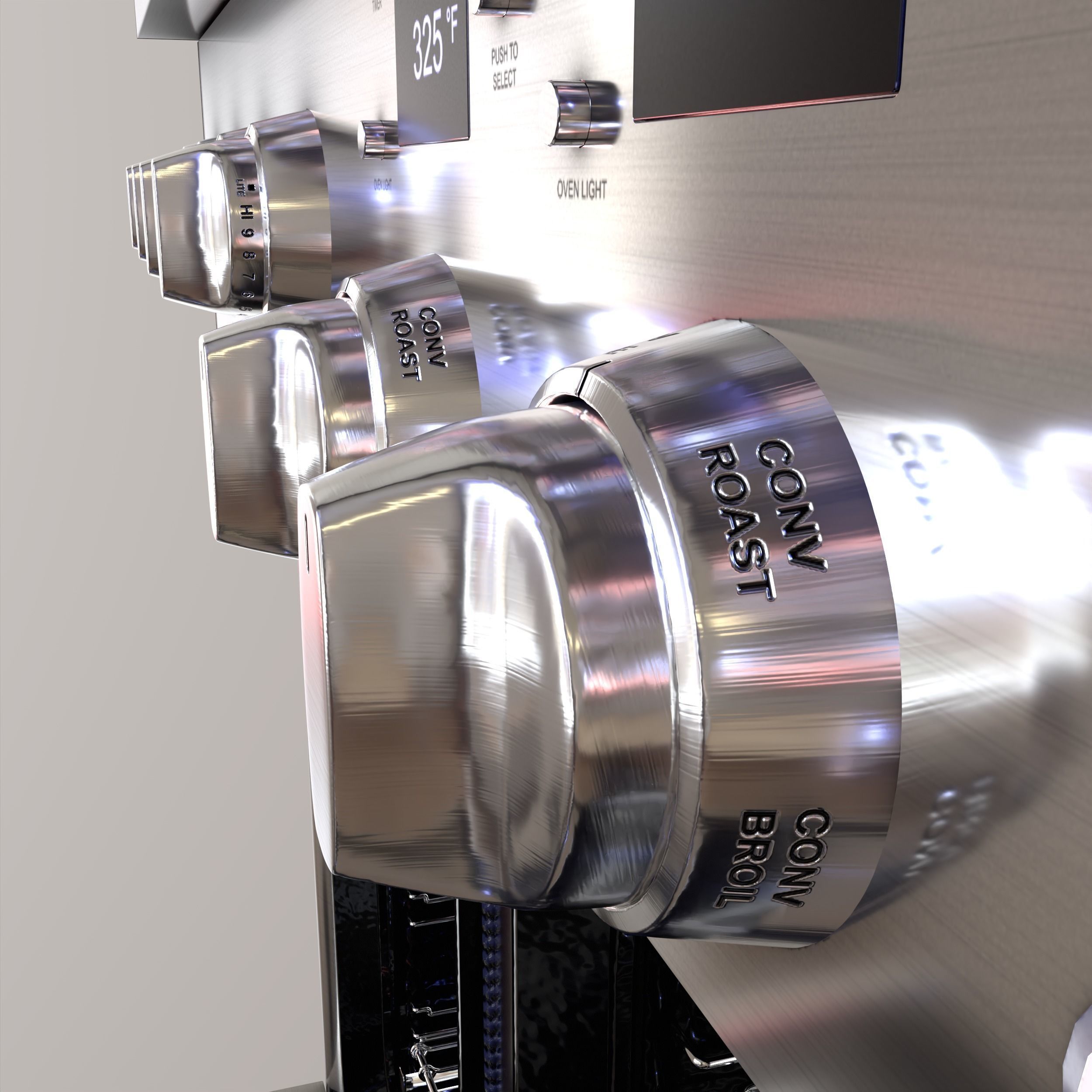 GE Cafe 48 Smart Commercial-Style Range with 6 Burners 3D model_22