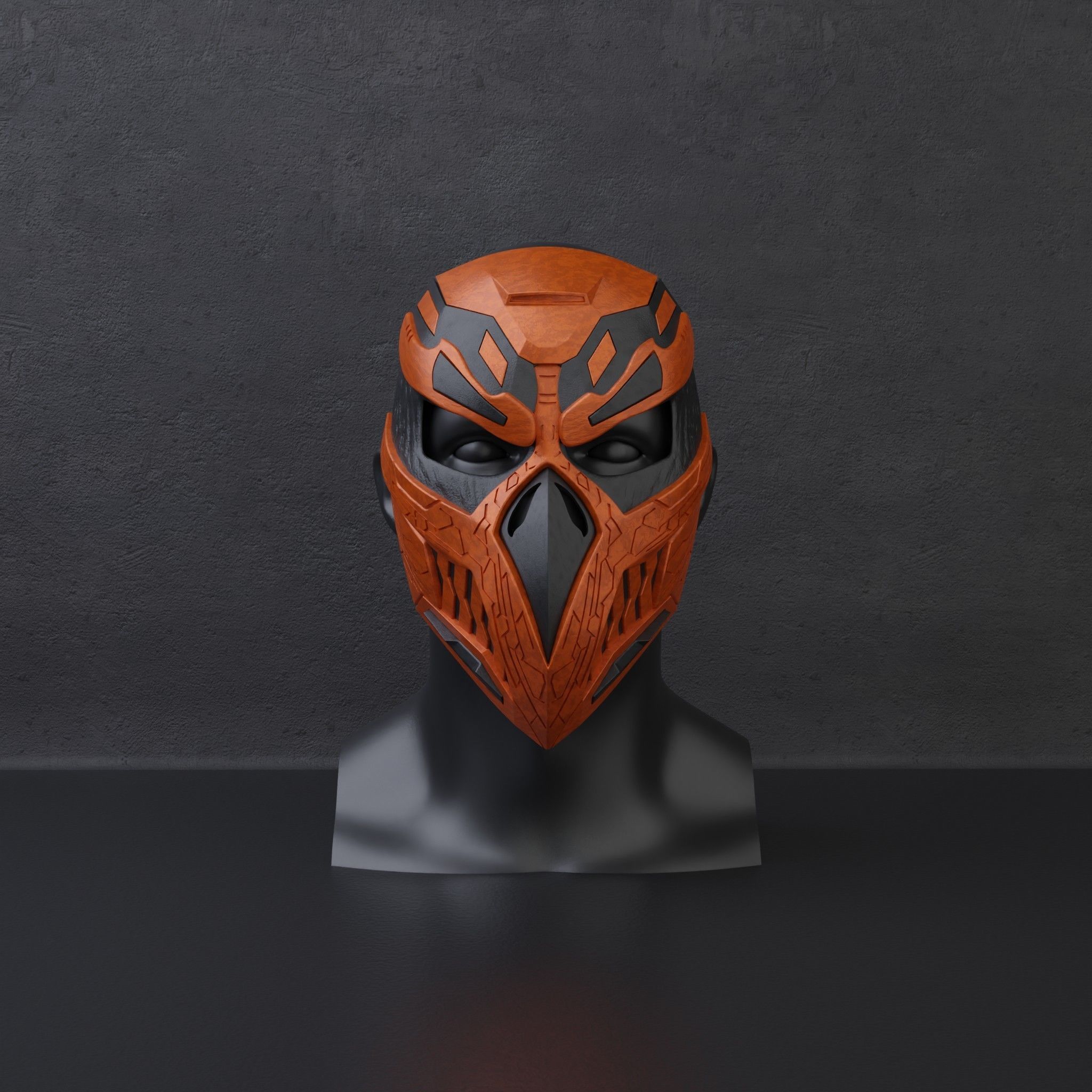 Custom mask 3D print model_2