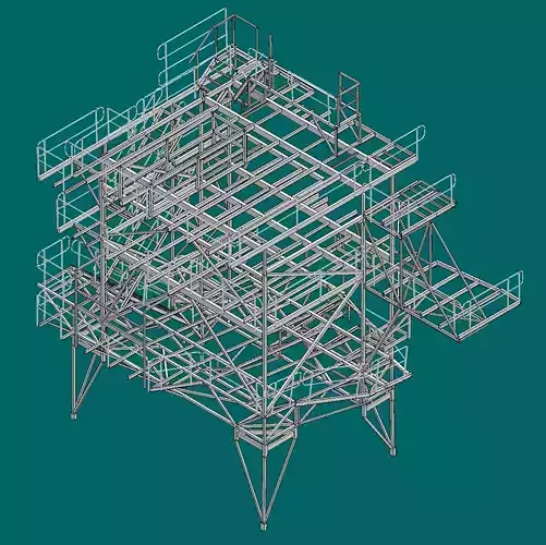 Maintenance Platform 3D model