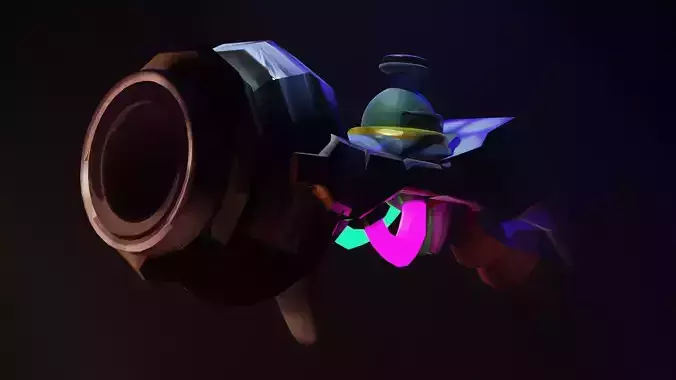 Low-Poly Potion Cannon