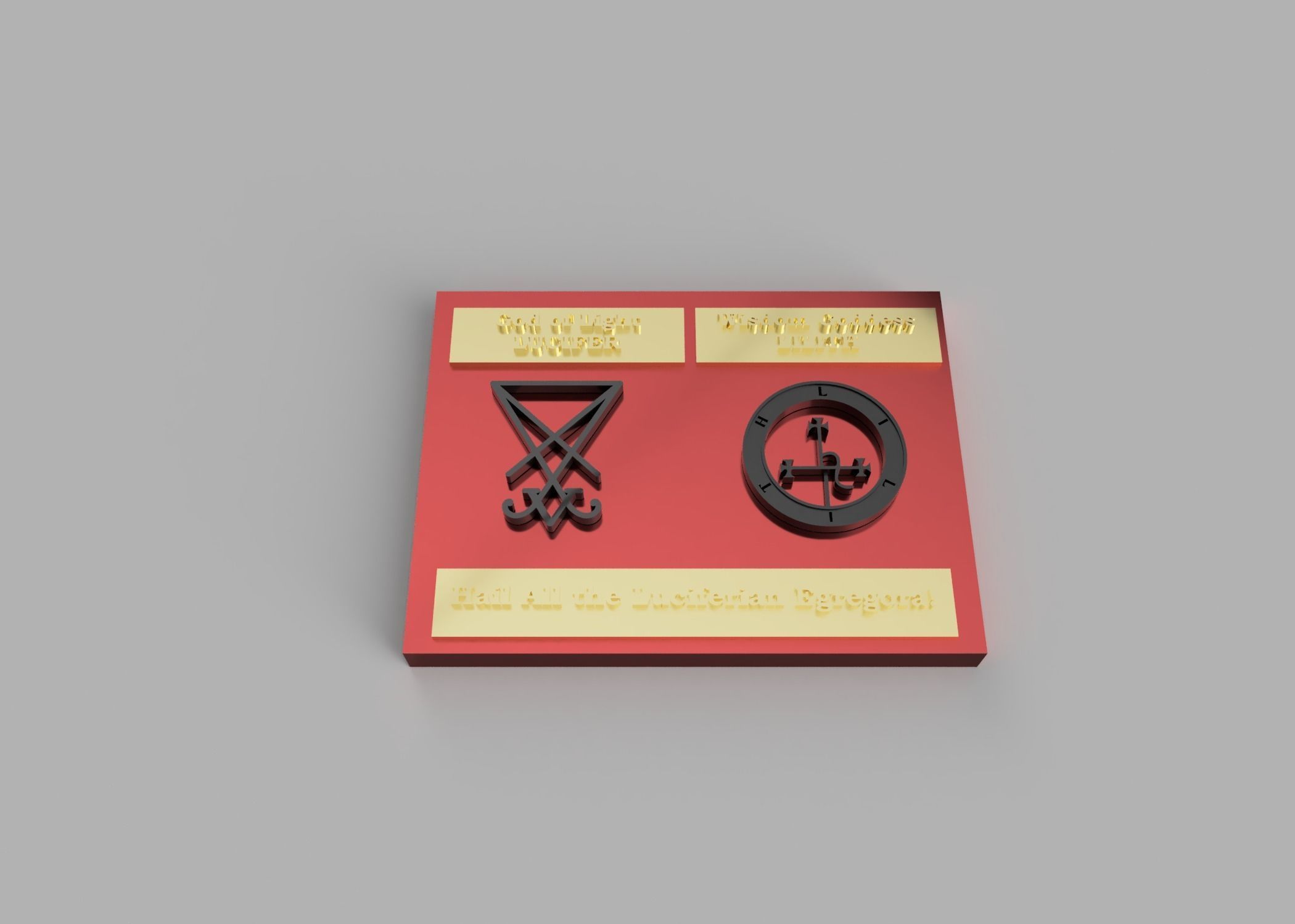 Lucifer and Lilith painting 3D print model_2