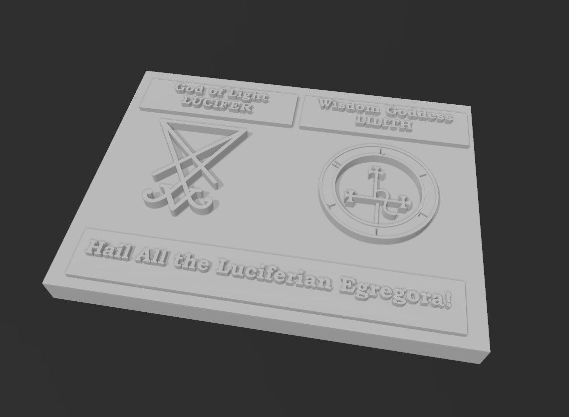 Lucifer and Lilith painting 3D print model_3